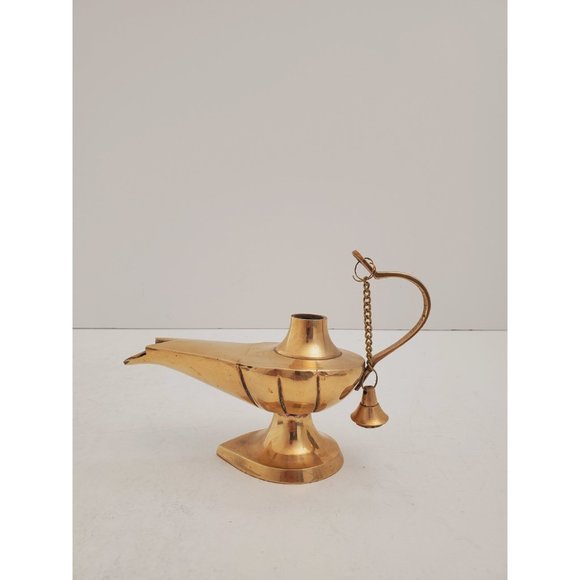 Vintage Brass Stick/Cone Incense Burner small burner with lid, made in i… - Picture 6 of 10
